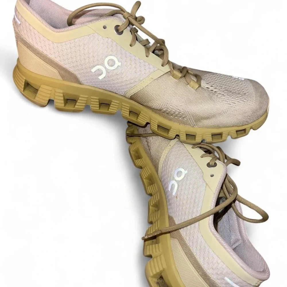 Unisex/Women's On Cloud X Running Athletic Shoes Size 7.5 Glade/Citron Yellow